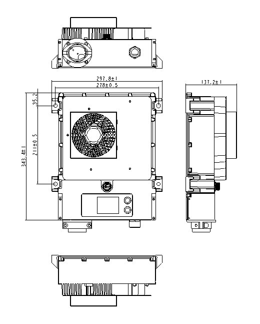 cargador del soporte de la pared de la alta protección del IP 67 de 10KW para la carretilla elevadora 48V150A