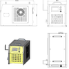 Cargador externo de alta protección del IP 67 de 20KW para la carretilla elevadora 150V120A