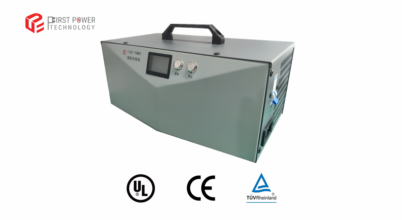 Cargador de batería portátil para carretilla elevadora de iones de litio de 80 V 